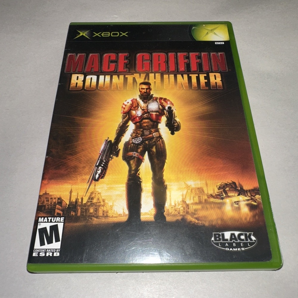 Mace Griffin Bounty Hunter (Microsoft Xbox 2003) Complete CIB W/ Reg Card EUC